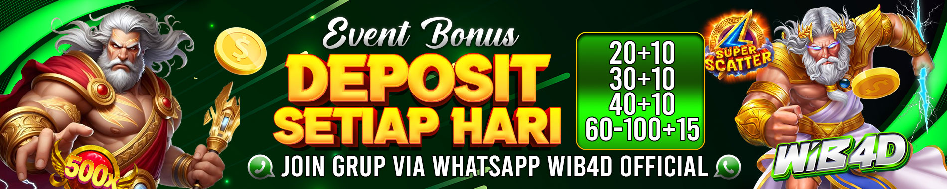 BONUS DEPOSIT SETIAP HARI